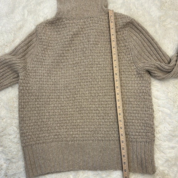 Lord & Taylor Chunky Cardigan Wool Alpaca Blend Wide Collar Sweater Vint… - Picture 10 of 10